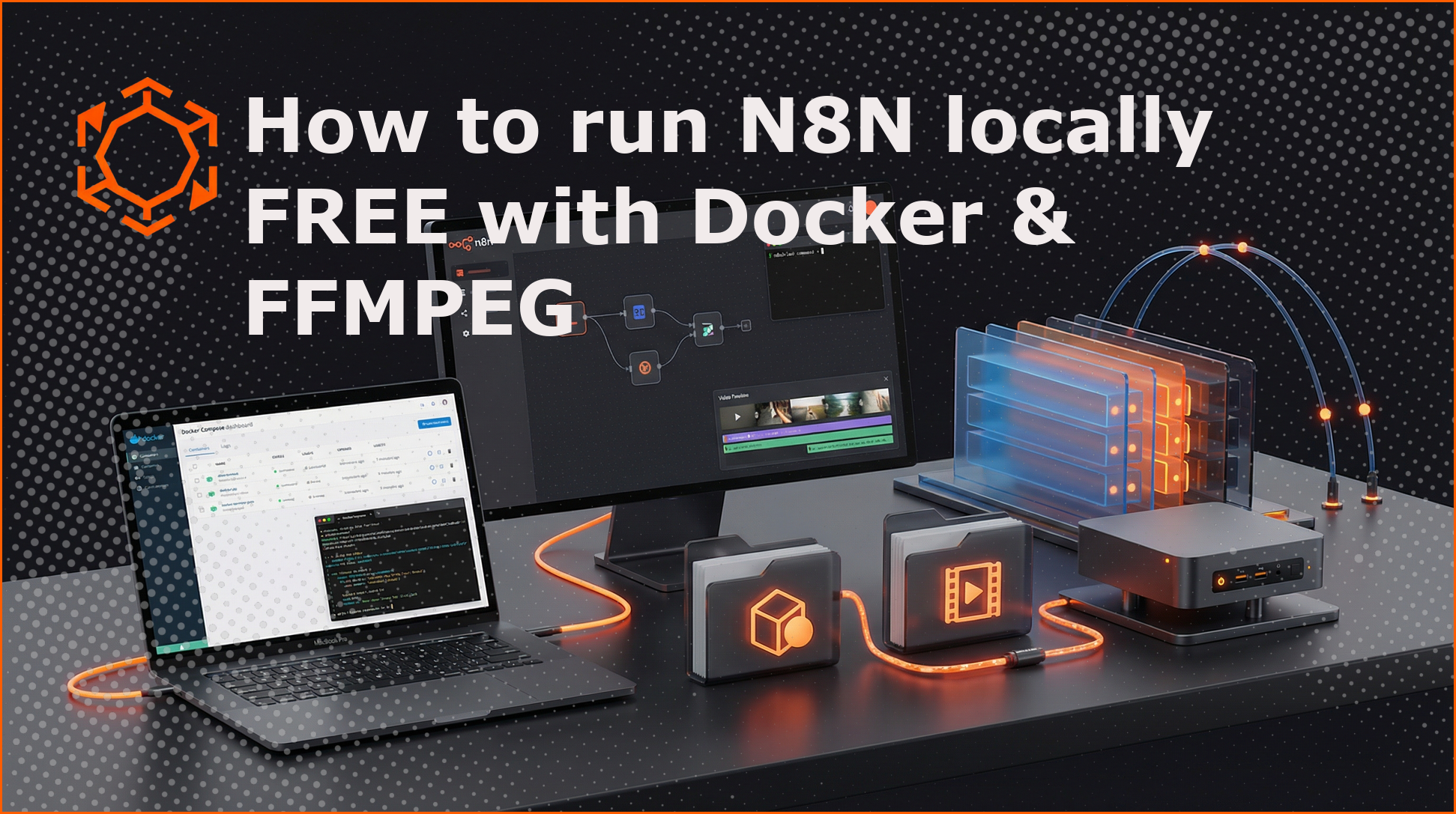 How to run N8N locally totally FREE with Docker & FFMPEG